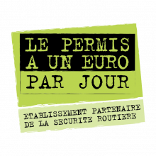 Logo Permis à 1€ par jour